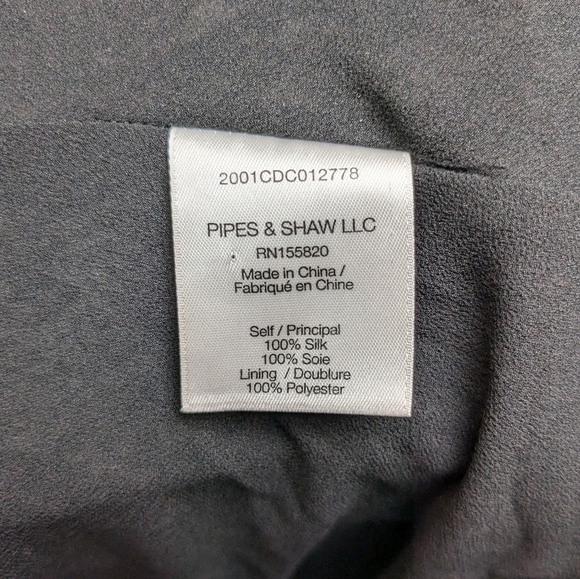 VERONICA BEARD Ried Short Sleeve VNeck Ruffle Hem Silk Dress Sz 6 Snake Print - Picture 11 of 11